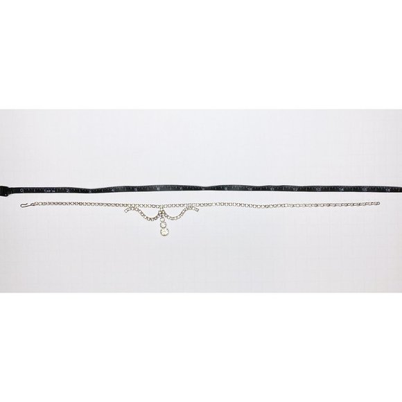 VINTAGE ART DECO 1940's STYLE RHINESTONE TEARDROP STONE NECKLACE - Picture 7 of 9